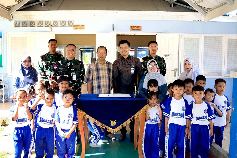Kolaborasi Militer dan Korporat Angkat Mutu Infrastruktur TK
