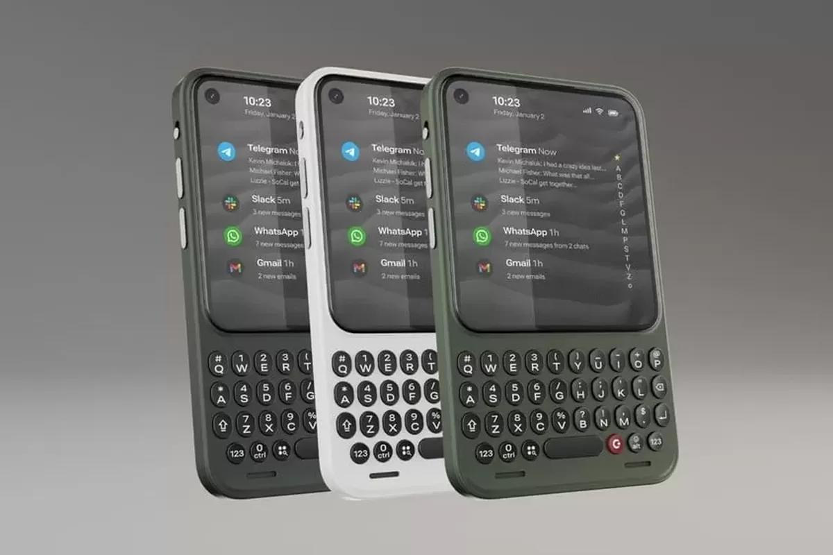 Ponsel Android dengan Keyboard QWERTY Fisik Masih Hidup