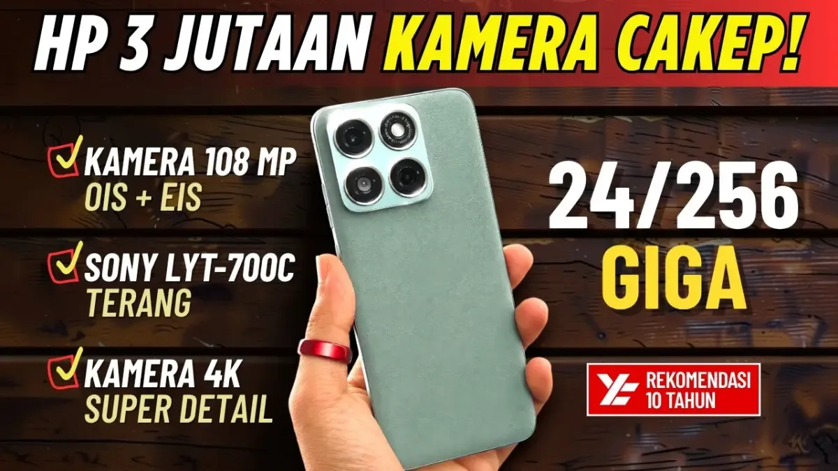Smartphone Rp3 Juta dengan Kamera Terbaik untuk Konten Kreator