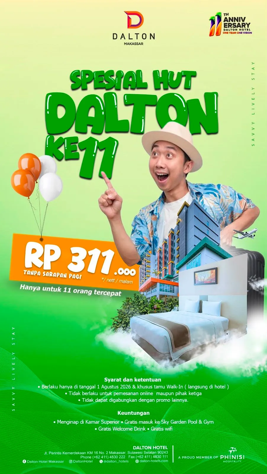 Diskon Hotel Hingga 25% untuk Rayakan Kemerdekaan