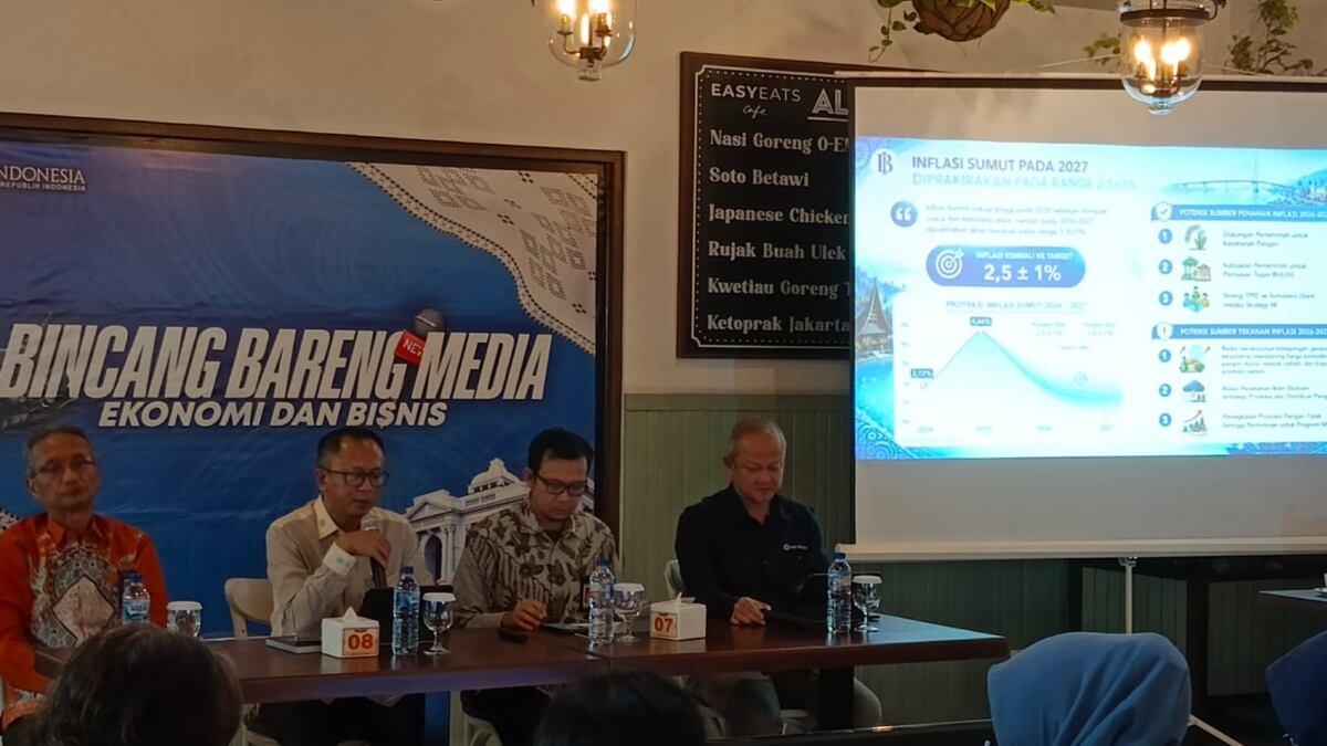 Bank Indonesia Proyeksikan Akselerasi Pertumbuhan Ekonomi Sumatra Utara