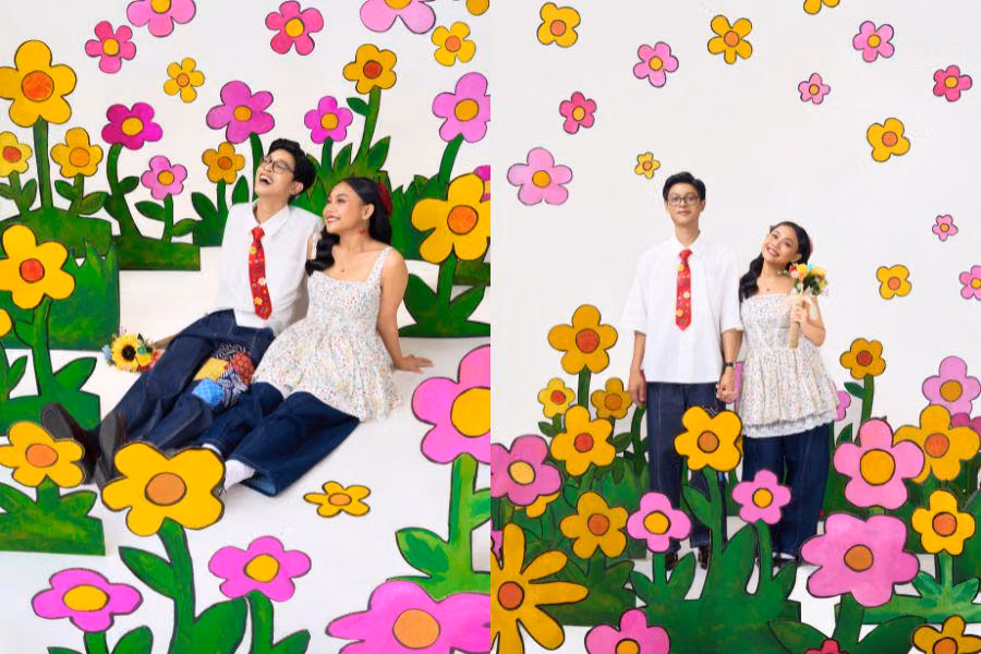 Gaya Pre-Wedding Penuh Warna dan Ceria yang Sedang Viral
