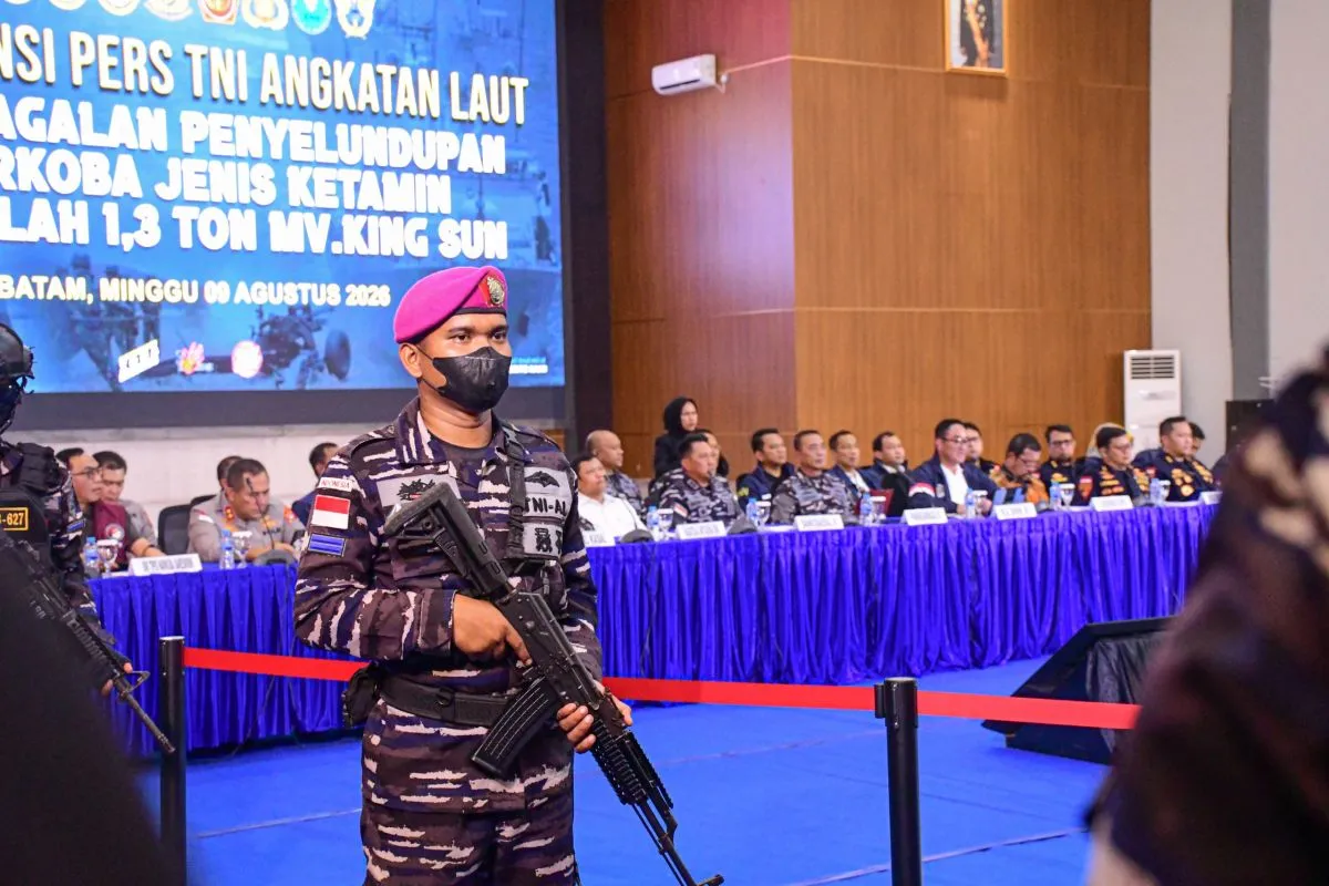 Operasi Gabungan Sita 1,3 Ton Ketamine di Batam
