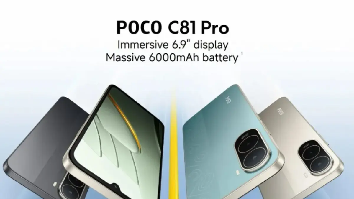 Poco C81 Pro: Baterai 6000 mAh dan Layar 120Hz Terbaik di Kelas Sejutaan?