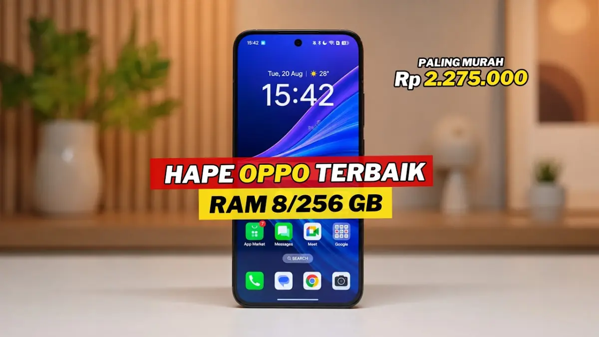 HP OPPO RAM 8GB di Bawah Rp3 Juta untuk Multitasking