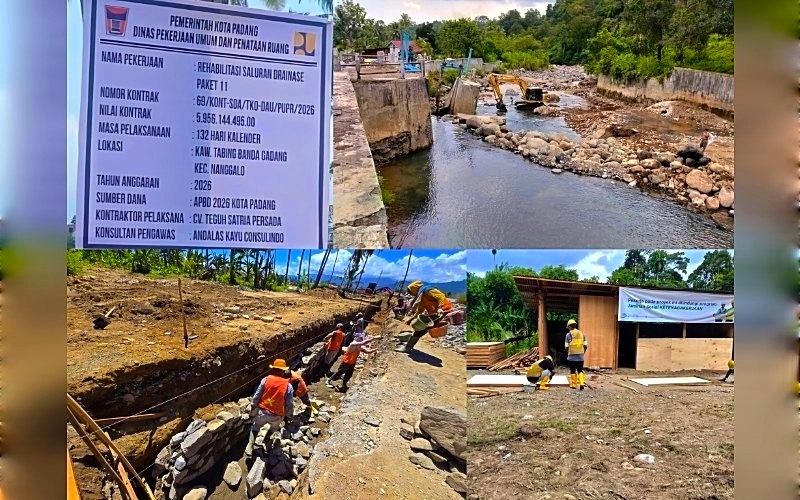 Pemulihan Infrastruktur Pascabanjir di Padang: Tanggul, Drainase, dan Strategi Jangka Panjang