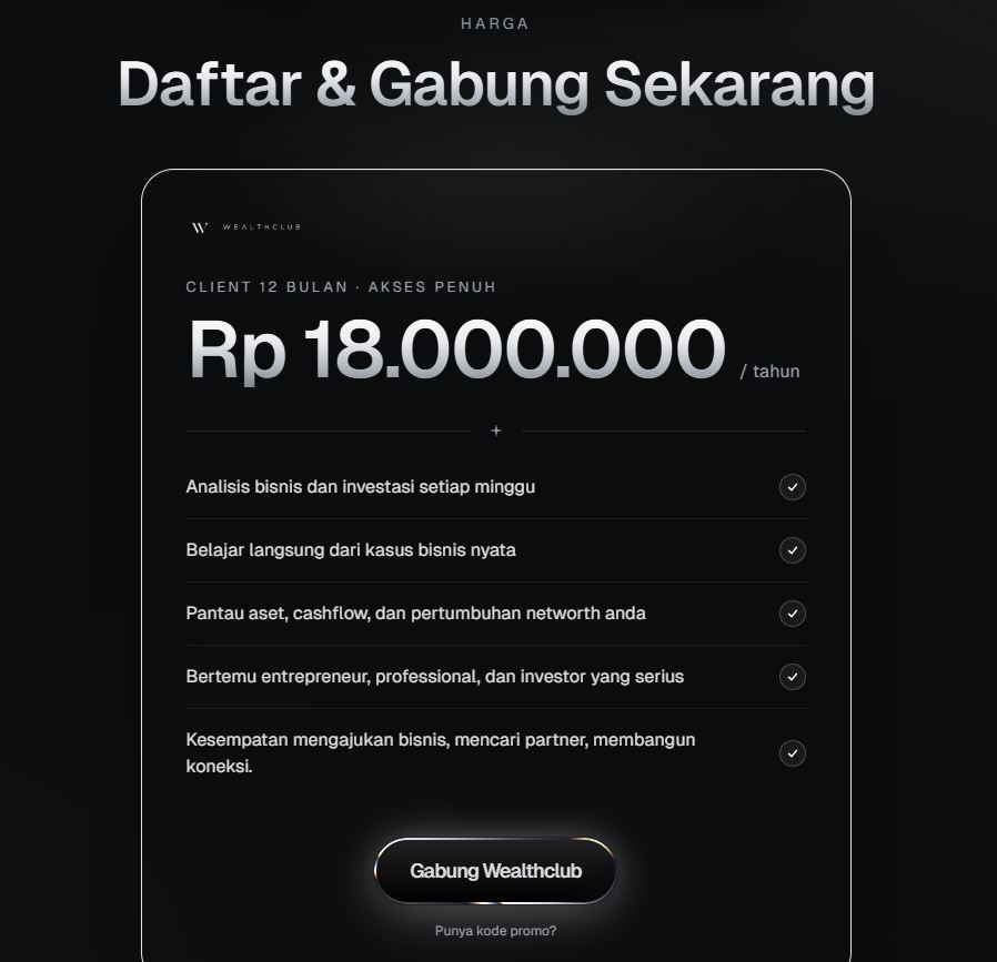 Program Edukasi Bisnis Premium vs Pendampingan Mindset Wirausaha