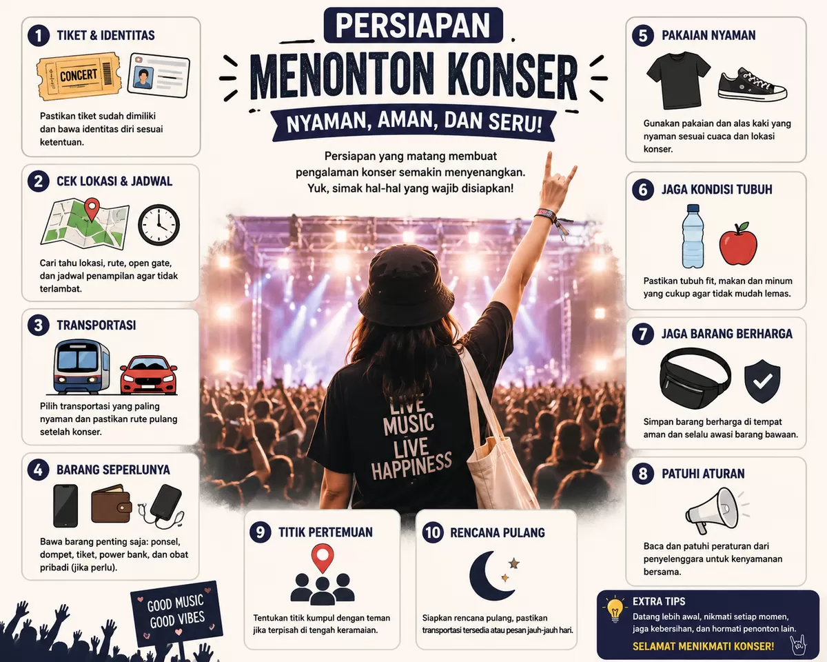Panduan Nonton Konser Artis Internasional di Jakarta