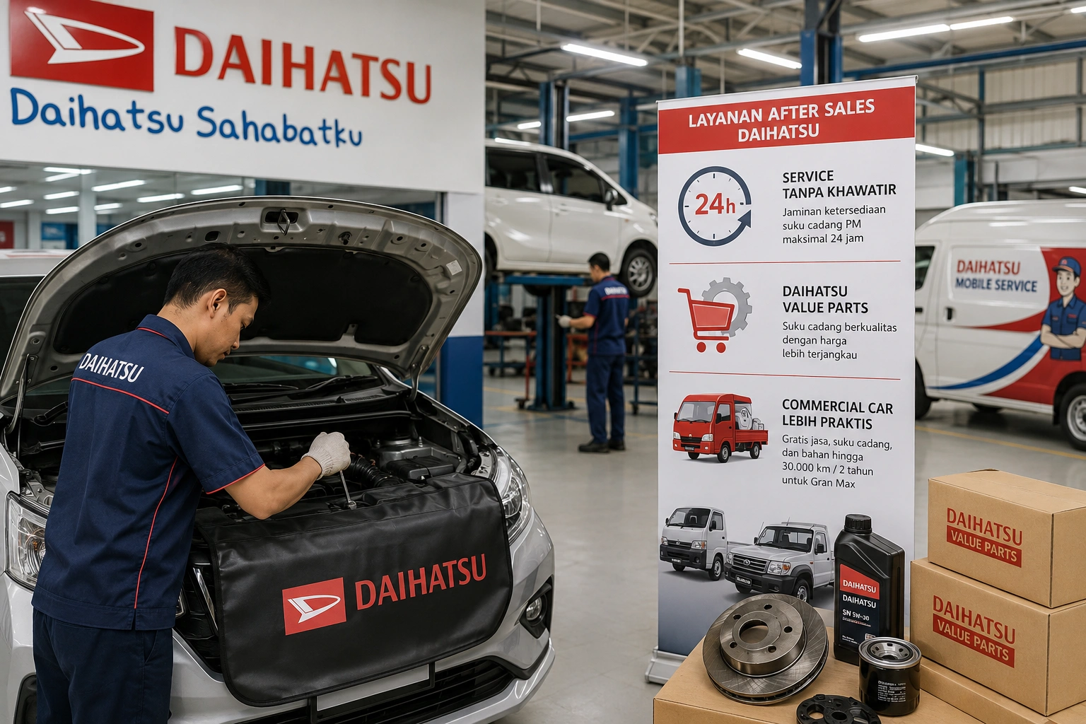 Strategi Pabrikan Mobil Pertahankan Pelanggan Lewat Layanan Purna Jual