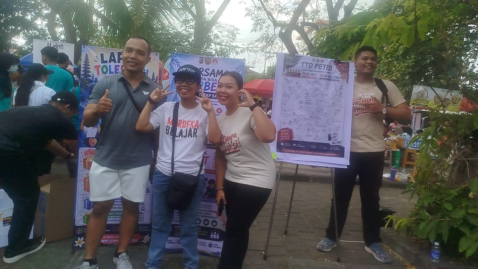 Dari Lapak Toleransi ke Edukasi Psikolog: Saat Komunitas Turun ke Jalan untuk Cegah Perundungan