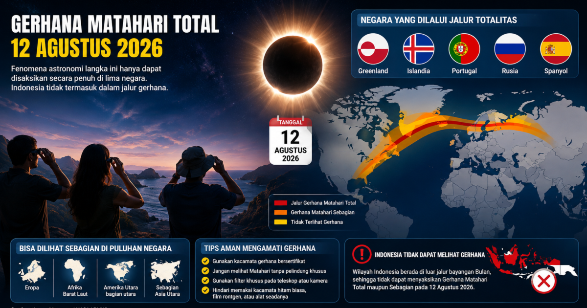 Gerhana Matahari Total: Destinasi Jalur Bayangan dan Panduan Perjalanan