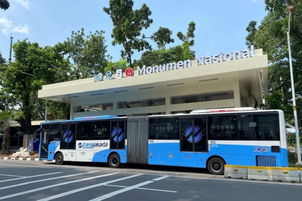 Naik Transjakarta Cuma Rp1 Saat CFD: Senayan–Ancol