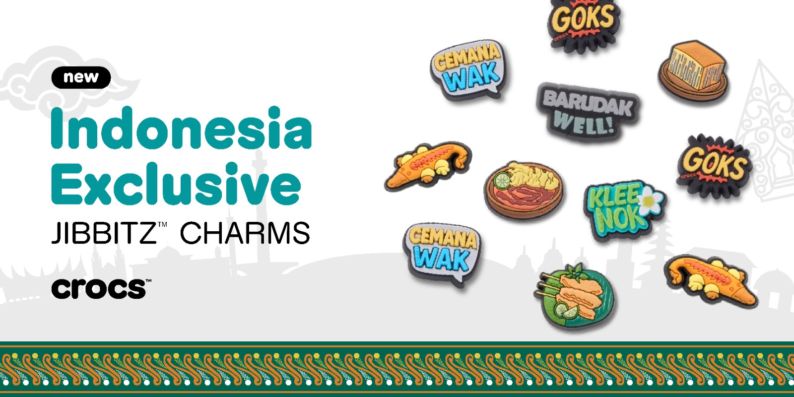Crocs Jibbitz Charms Edisi Khusus: Dari Batagor ke Ungkapan Lokal