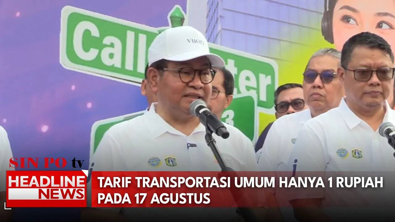 Naik Transportasi Umum Jakarta Cuma Rp 1 di Hari Kemerdekaan
