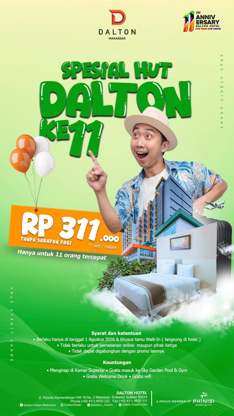 Diskon Hotel Hingga 25% untuk Rayakan Kemerdekaan