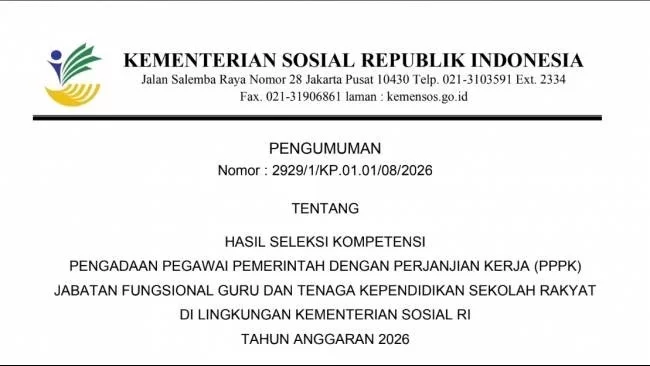 Hasil Seleksi PPPK Guru: Cara Cek Nama dan Memahami Kode Status