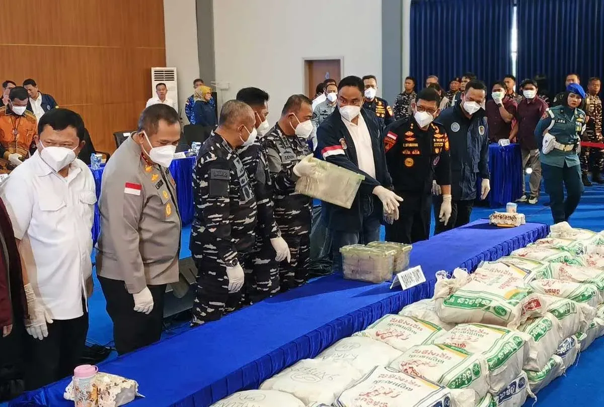 TNI AL Tangkap 1,3 Ton Ketamine di Riau: Alarm Baru Jalur Laut