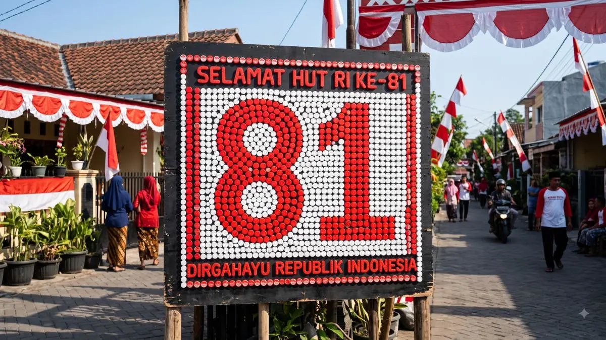Ubah Tutup Galon Bekas Jadi Hiasan Dinding Kreatif