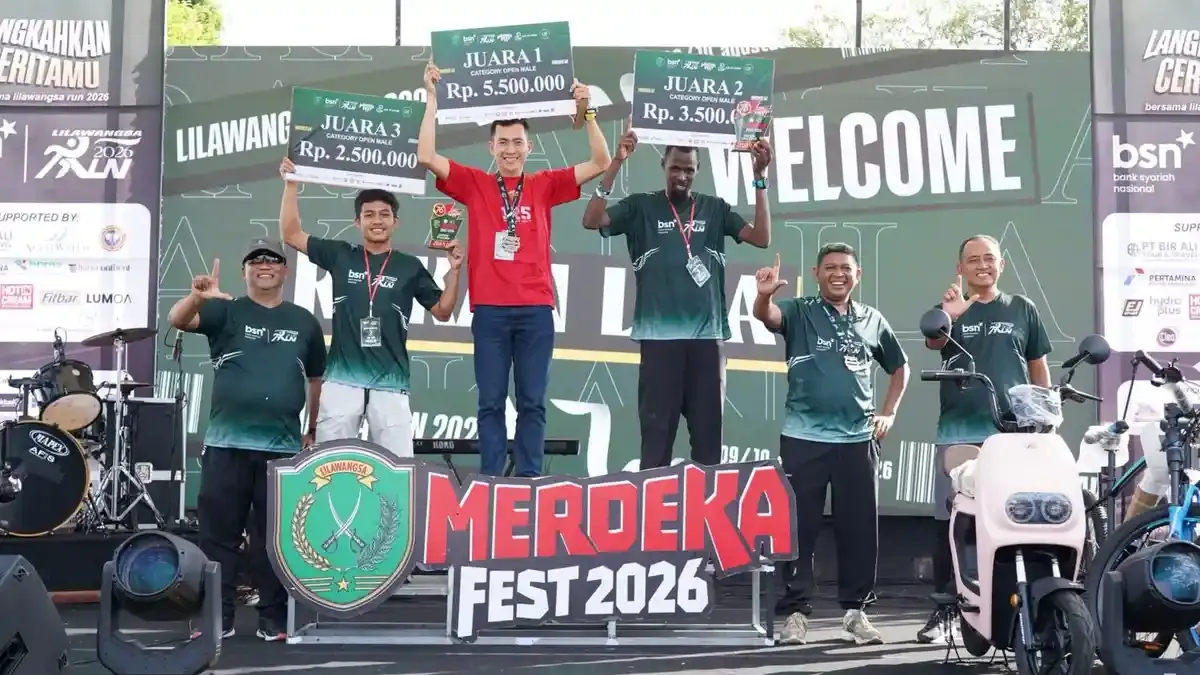 1.700 Pelari Bersatu di Lilawangsa Run: Lokal dan Kenya Berbagi Podium