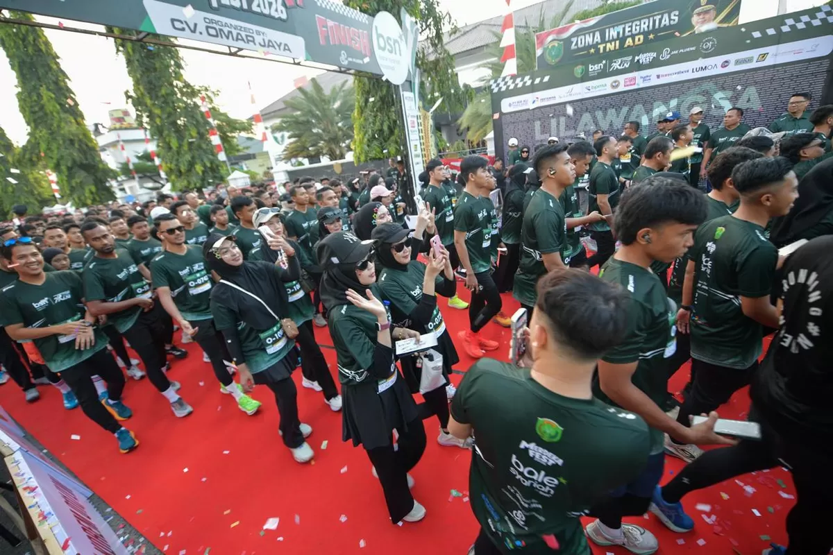 Ribuan Pelari Berdonasi untuk Fasilitas Publik di BSN Lilawangsa Run