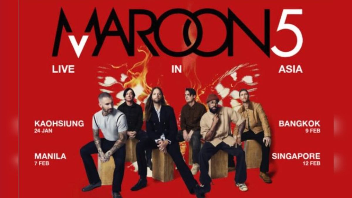 Maroon 5 Siap Guncang Jakarta International Stadium