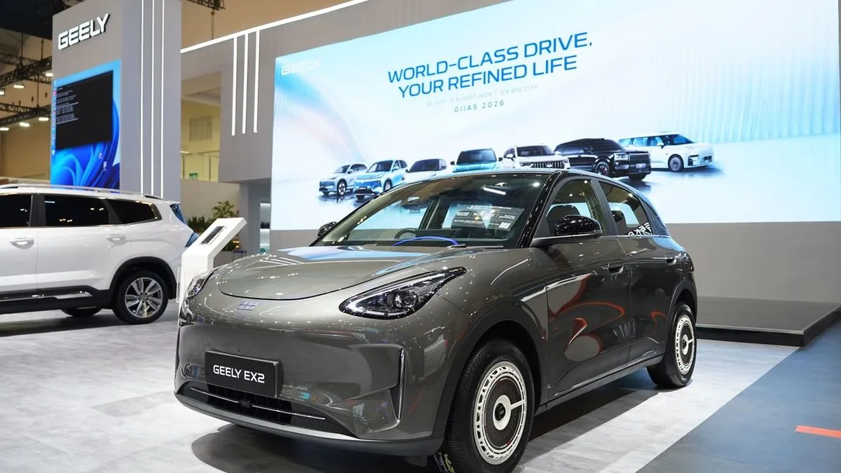 Geely EX2 Segar dengan Warna Baru dan Sentuhan Retro-Futuristik