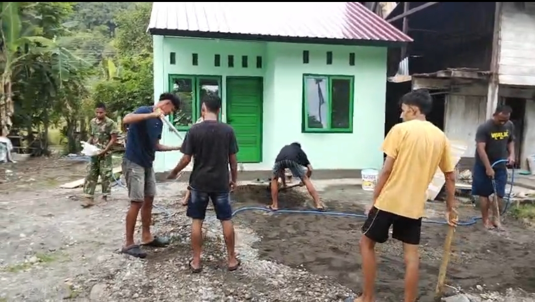 Dari Rumah Tak Layak Huni ke Hunian Layak: Jejak Program TMMD 129 di Desa Aceh Selatan