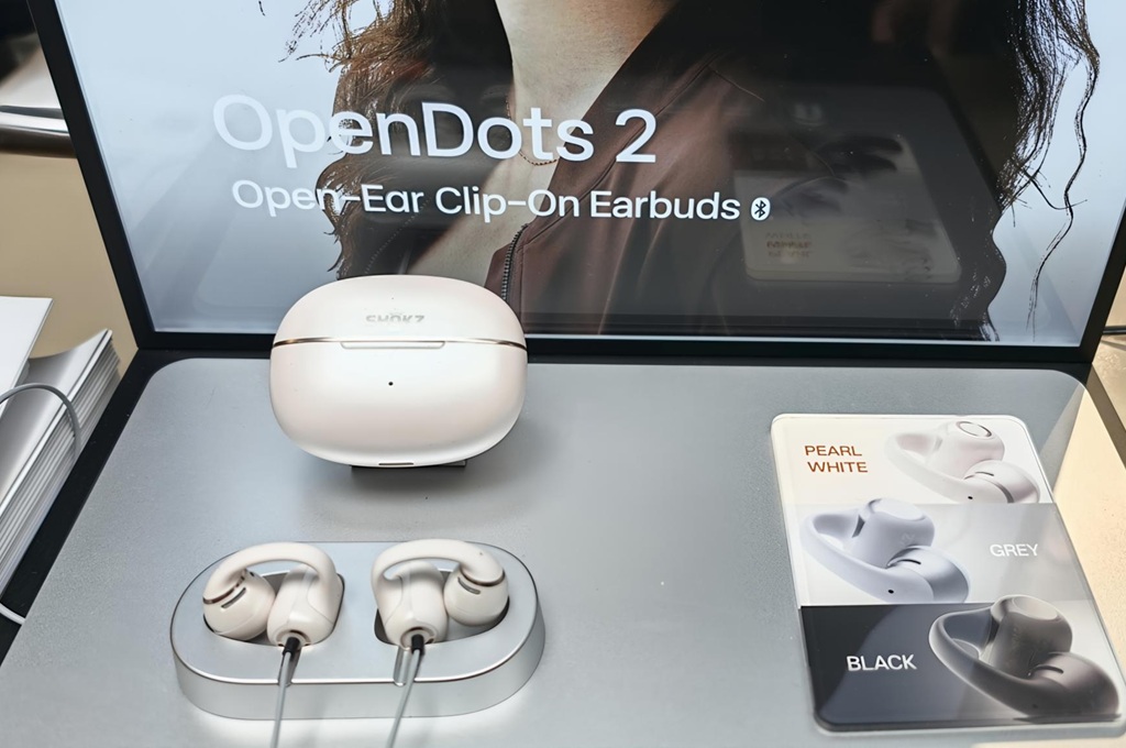Shokz OpenDots 2: Earbuds Open-Ear Premium dengan Dolby Audio dan Desain Clip-On