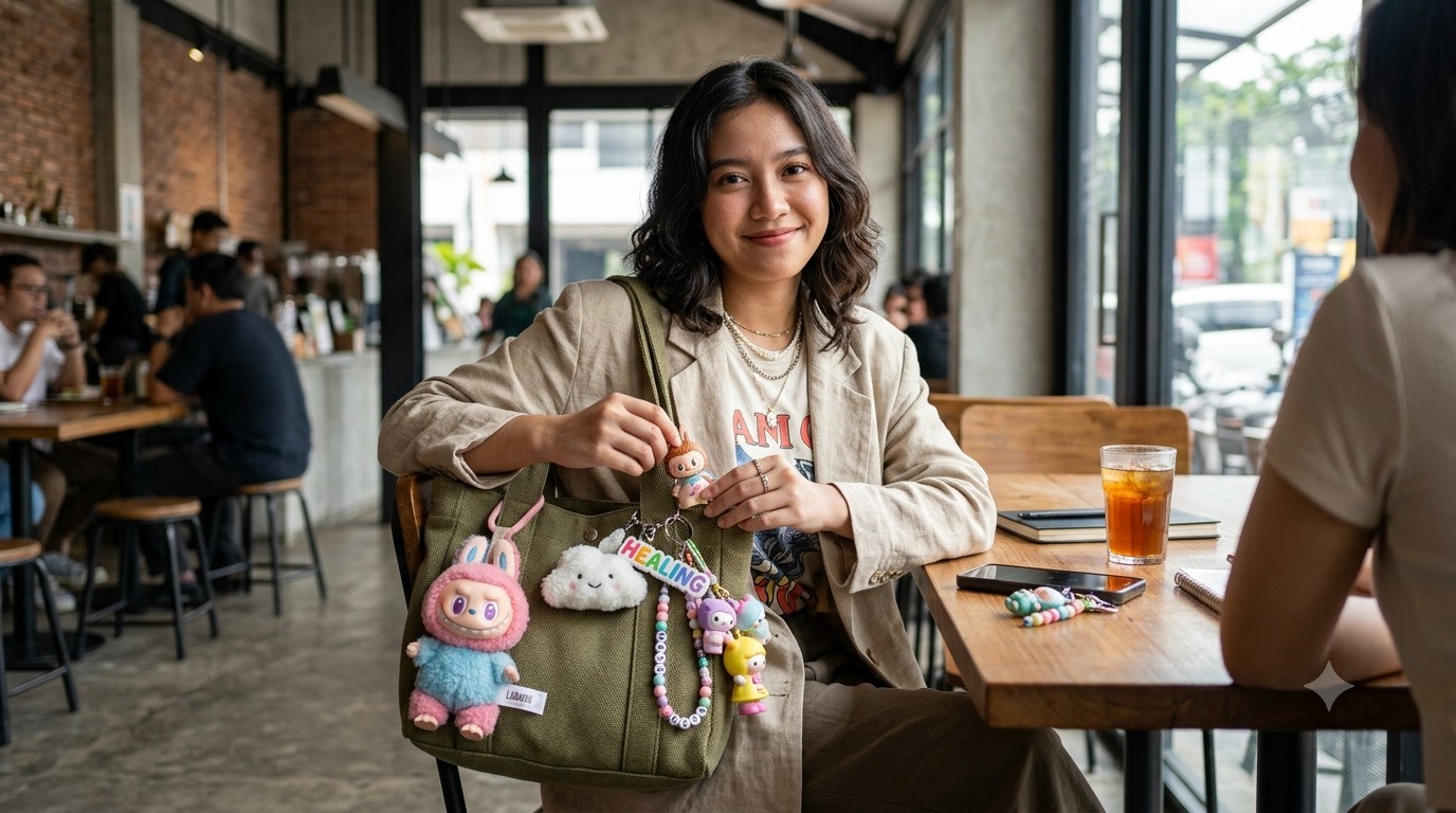 Bag Charm Bukan Sekadar Hiasan: Kanvas Ekspresi Diri Gen Z