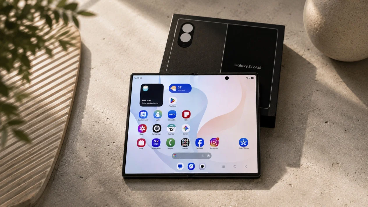 Layar Luas Tanpa Bodi Besar: Maksimalkan Galaxy Z Fold8