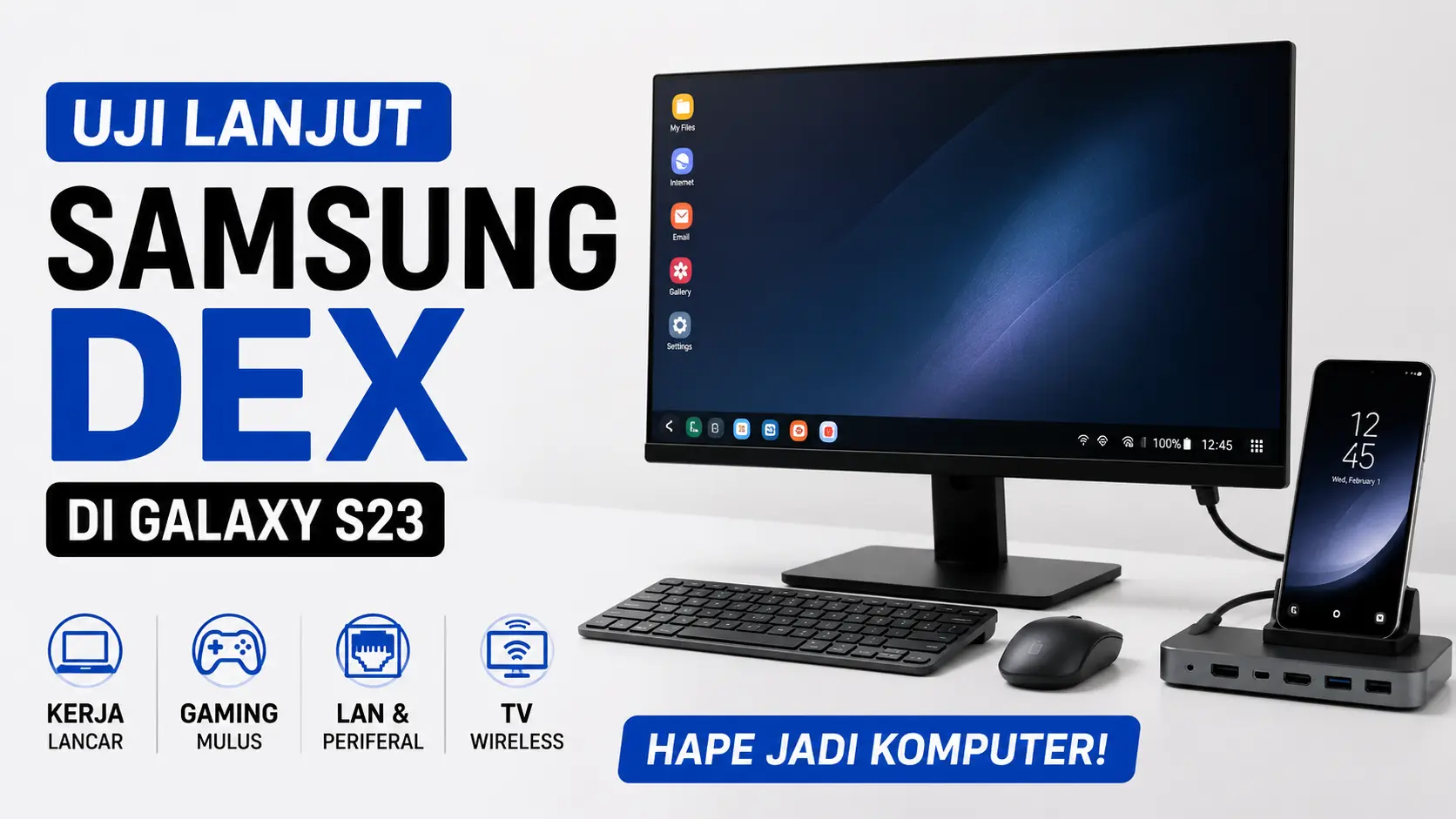Samsung DeX: Mengubah Galaxy Jadi Desktop Workstation