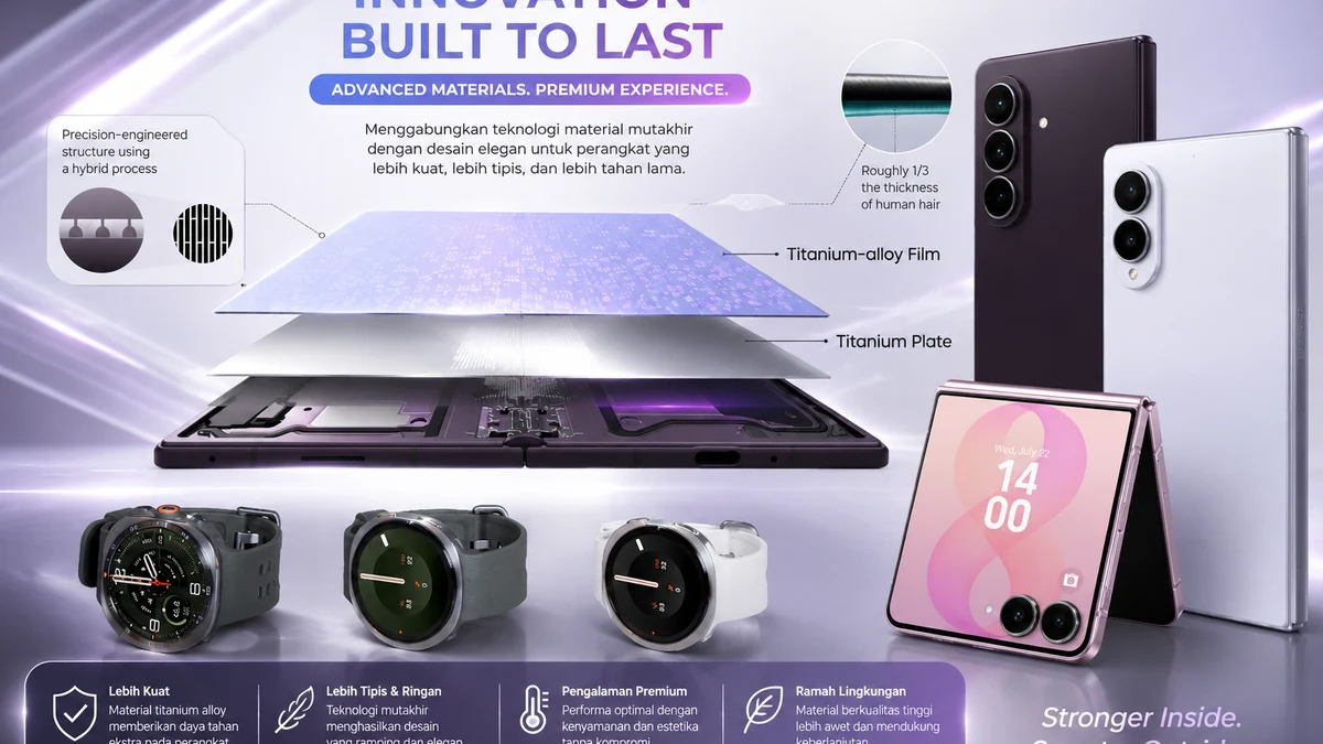 Dari Eksperimen ke Gaya Hidup: Evolusi 7 Generasi Ponsel Lipat Samsung dan Lompatan Besar Galaxy Z8 Series