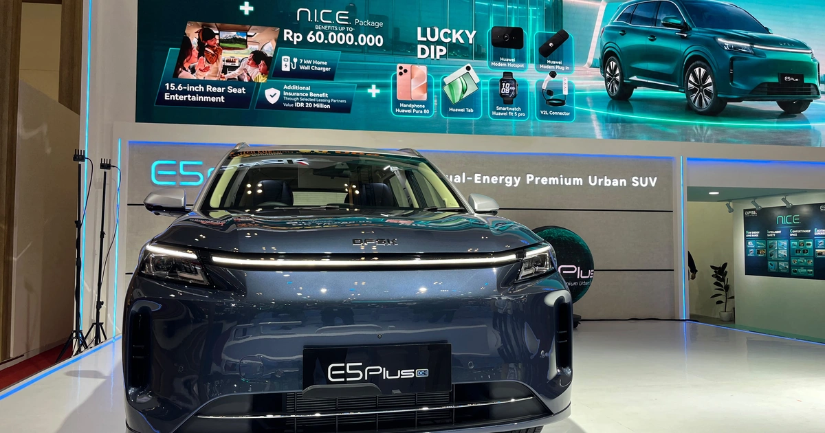 DFSK E5 Plus PHEV: SUV Hybrid 7-Penumpang untuk Redakan Range Anxiety