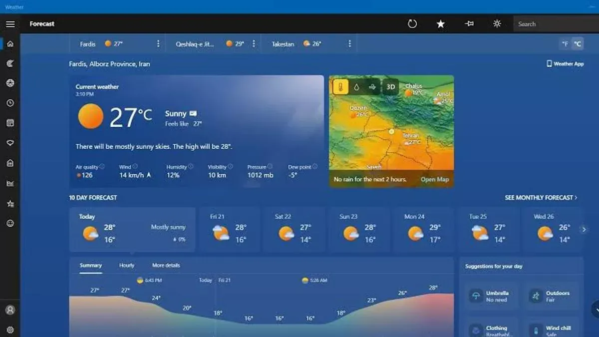 Aplikasi Cuaca Windows 11 Bikin RAM Laptop Lemot?
