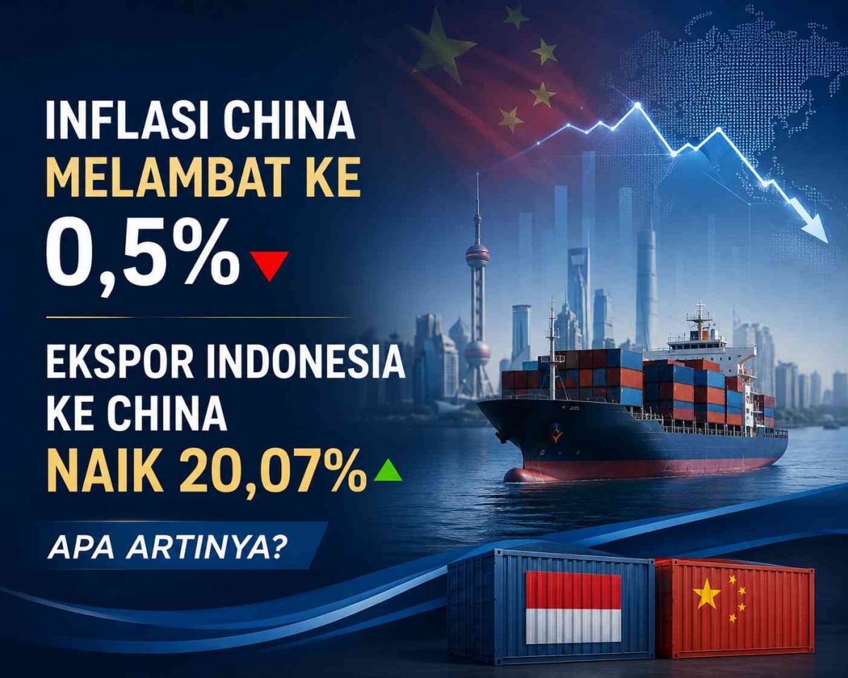 Ekspor ke China Tumbuh 20% Saat Inflasi Melambat: Sinyal Apa?
