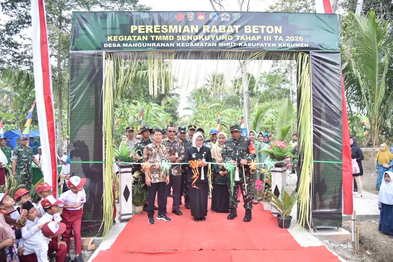 Ratusan Meter Jalan Desa Selesai Sebulan: TMMD Sengkuyung Ubah Wajah Infrastruktur Pedesaan