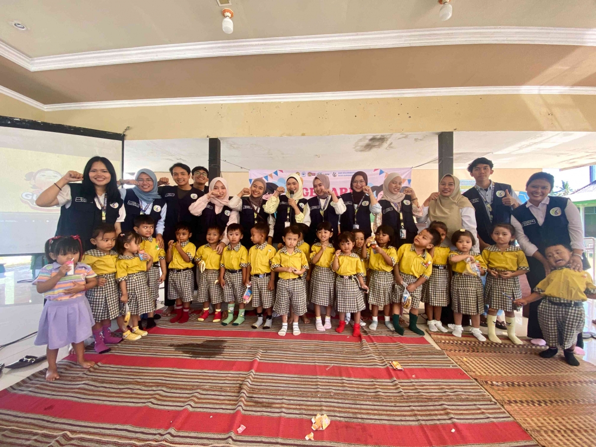 Dari Lagu hingga Permainan: PHBS untuk Anak PAUD lewat Program Mahasiswa