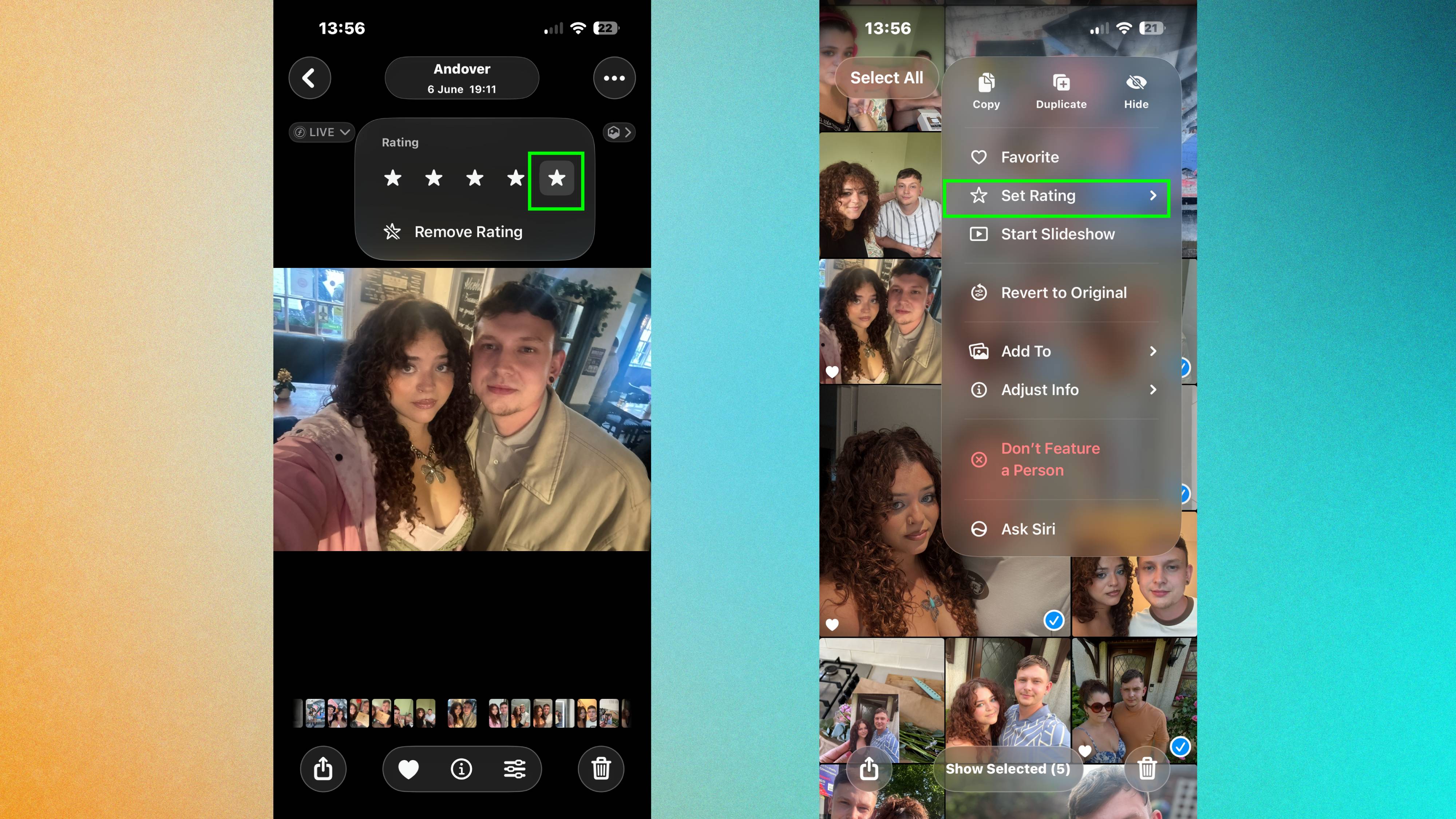 Cara Menggunakan Fitur Rating Bintang di Aplikasi Photos iPhone