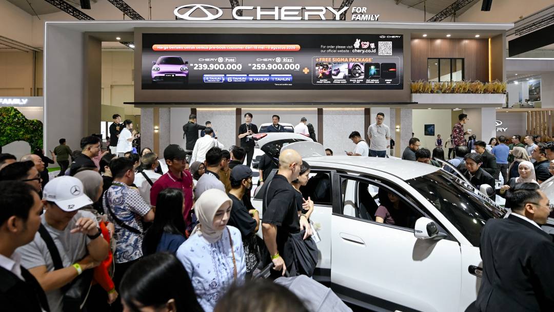 Chery Q, Hatchback Listrik Favorit Pengunjung GIIAS