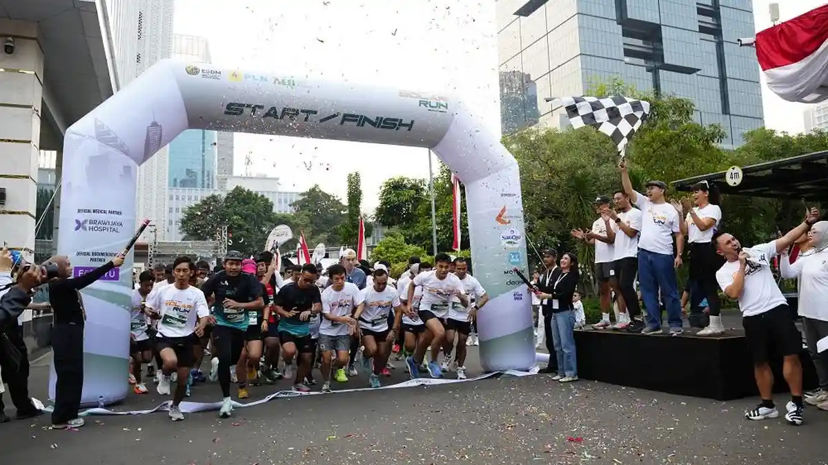 Solar Run Padukan Lari Massal dan Kampanye Energi Surya