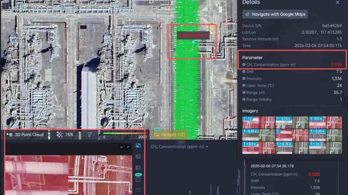 Tiga Solusi Drone untuk Deteksi Kebocoran Gas di Fasilitas Migas