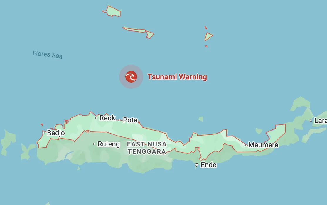Gempa Magnitudo 7,7 Guncang Flores dan Tsunami di NTT