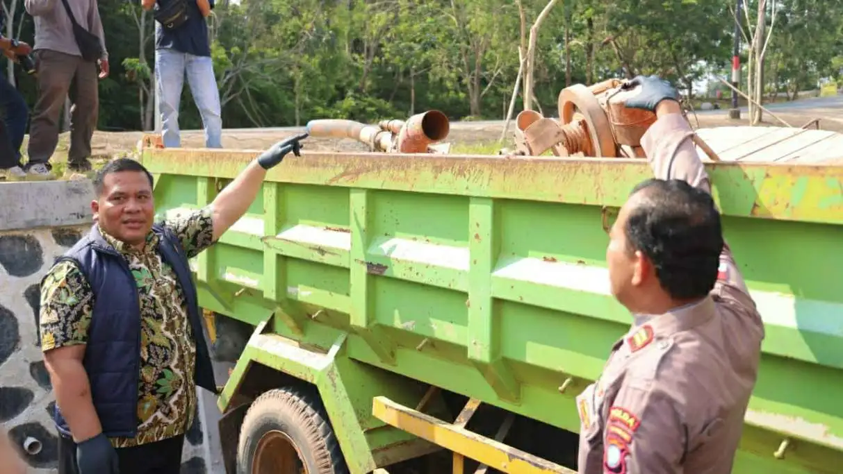 Polisi Bongkar Sindikat Penambangan Pasir Ilegal di Nongsa