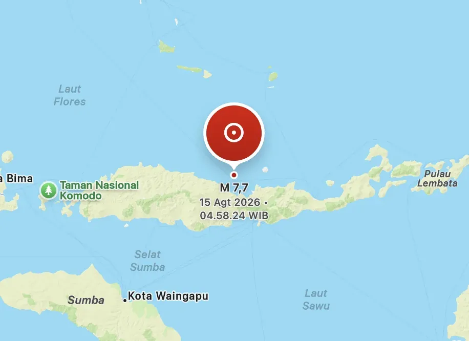Gempa M 7,7 NTT dan Peringatan Keras dari Sesar Naik Flores