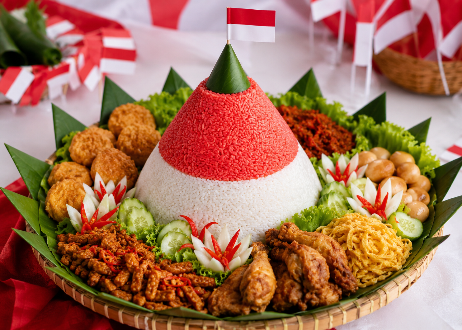 Panduan Nasi Tumpeng Merah Putih: Resep Dasar dan Ide Kreasi