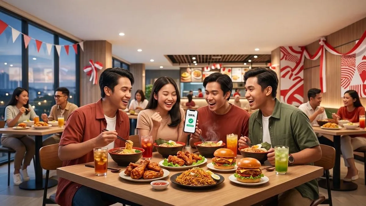 Promo Kuliner HUT RI: Diskon Hingga Rp17.000 di Puluhan Restoran