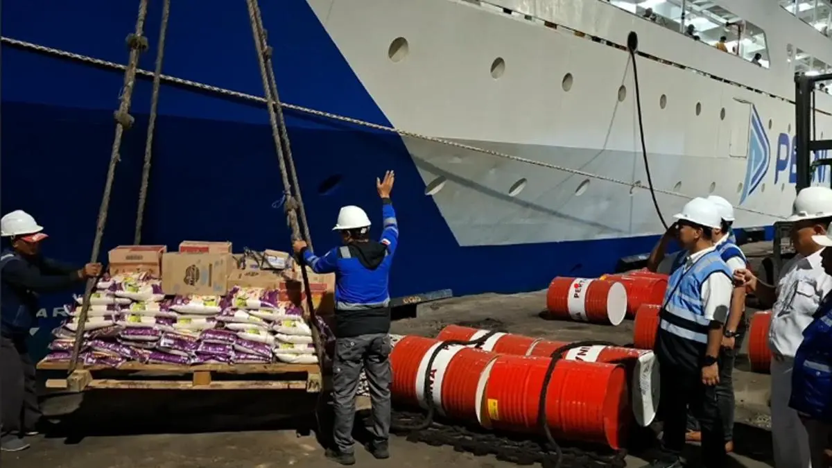 Armada Kapal Pelni Jadi Tulang Punggung Distribusi Bantuan Gempa