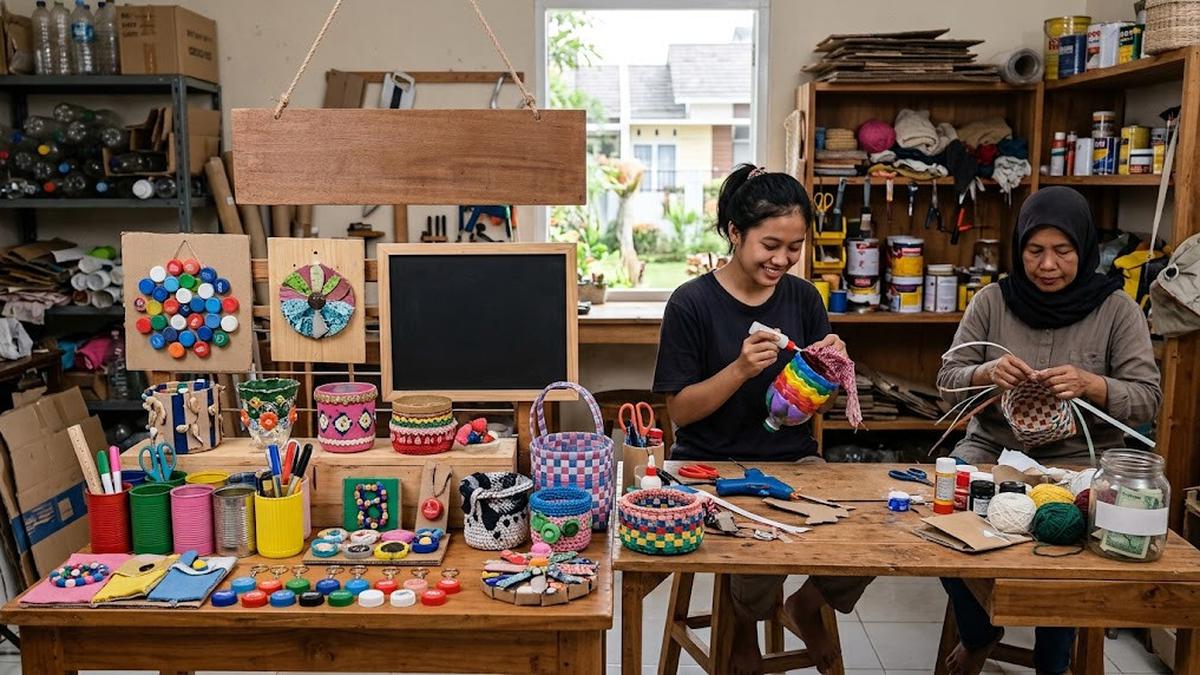 Dari Sampah Plastik hingga Kain Perca: Panduan Kerajinan Upcycling Bersama Anak