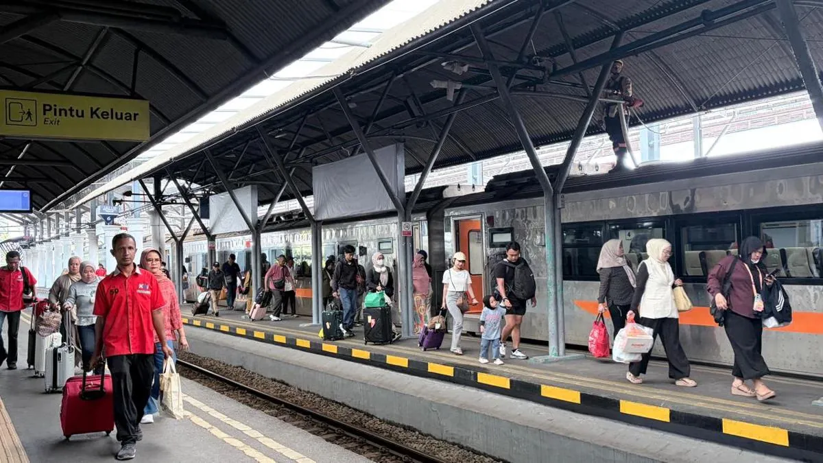 Lonjakan Penumpang Kereta Api saat Libur Kemerdekaan