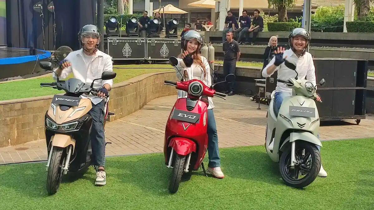 Motor Listrik VinFast dengan Baterai Berlangganan untuk Kota